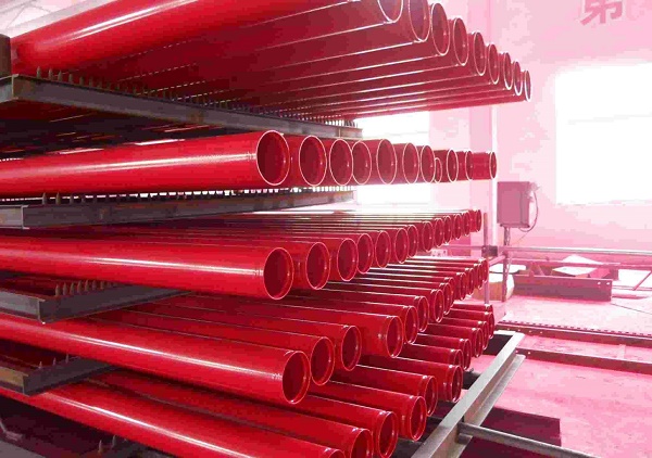 Fire fighting steel plastic composite pipe